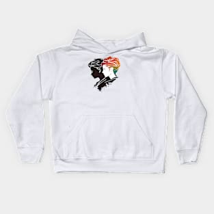 Lesbian Pride - An abstract expression of Love Kids Hoodie